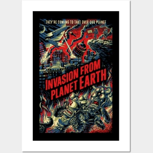 Invasion from Planet Earth Posters and Art